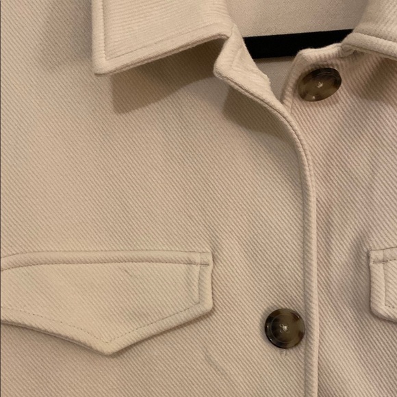 Cream Button-Up Jacket - Picture 6 of 6